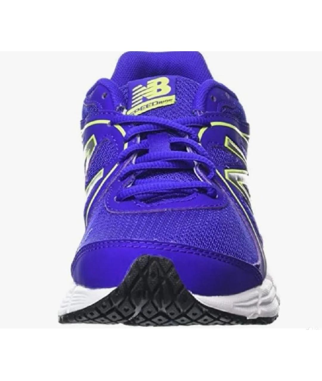 NEW BALANCE Темно-синие текстильные кроссовки, фото 2