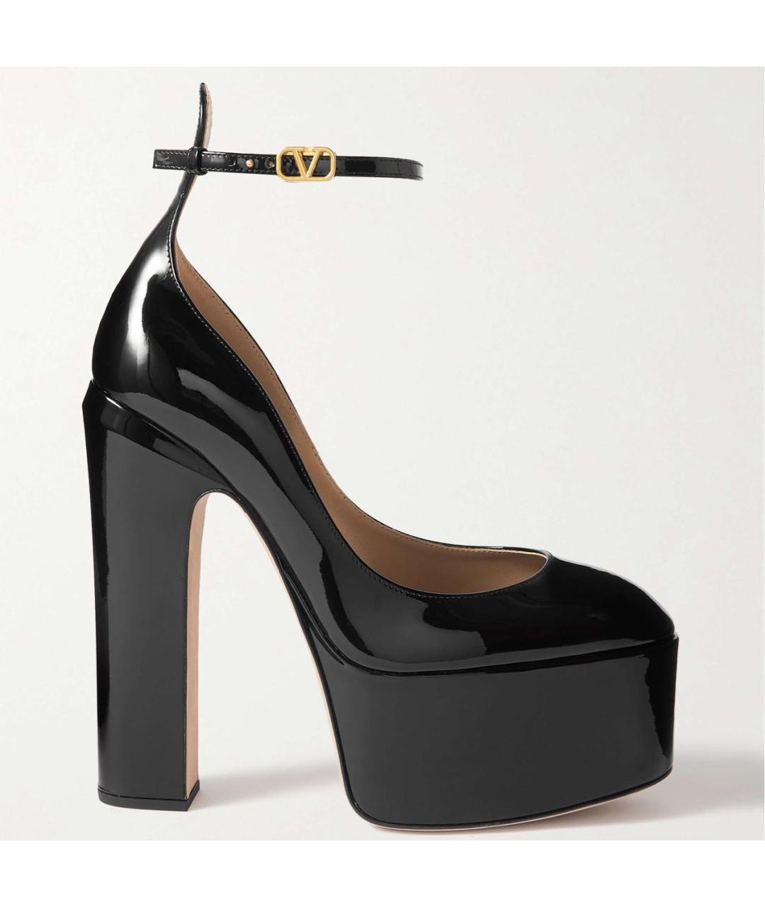 VALENTINO Черные кожаные туфли, фото 4