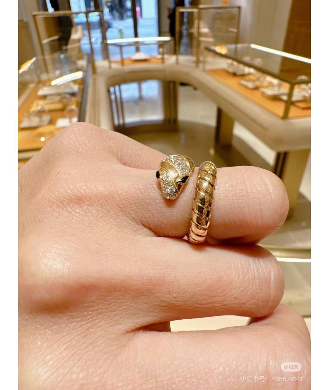 BVLGARI Золотое кольцо из розового золота, фото 7