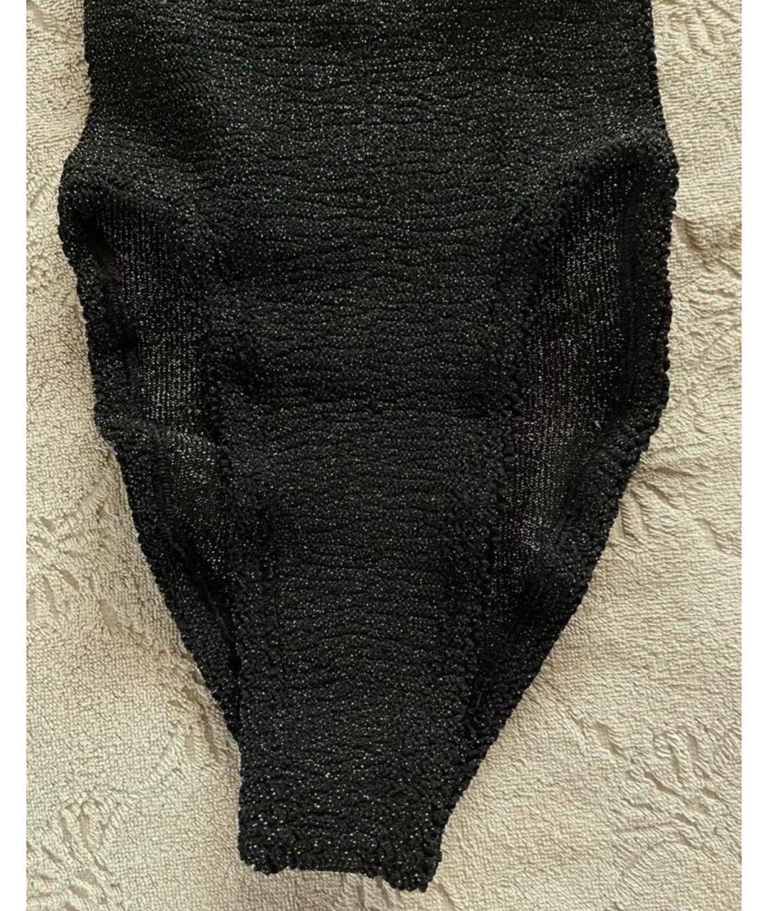 HUNZA G Черный купальник, фото 5