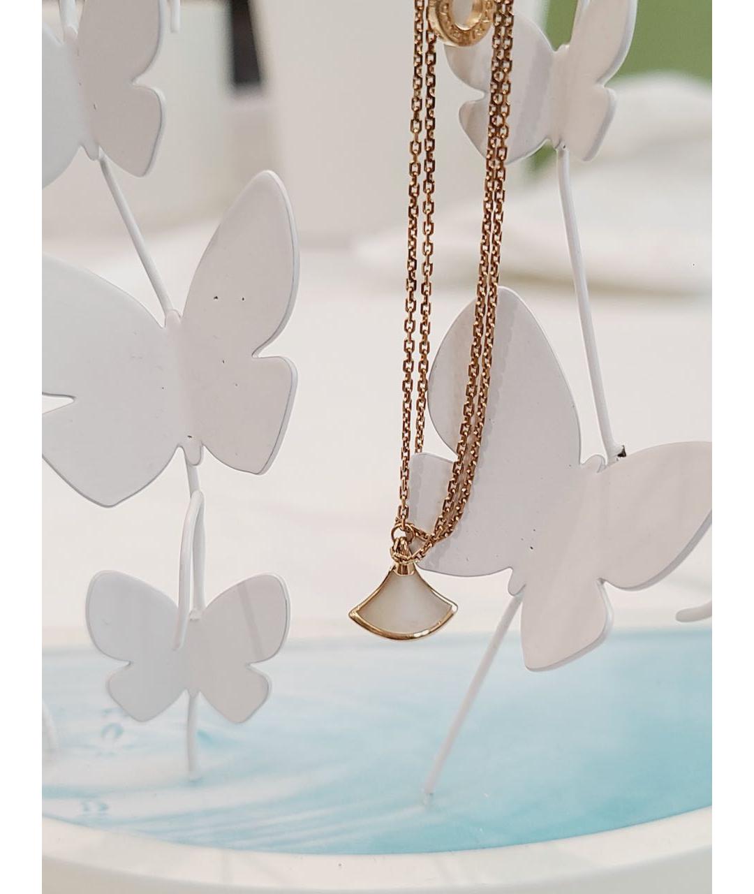 BVLGARI Белый браслет из розового золота, фото 4