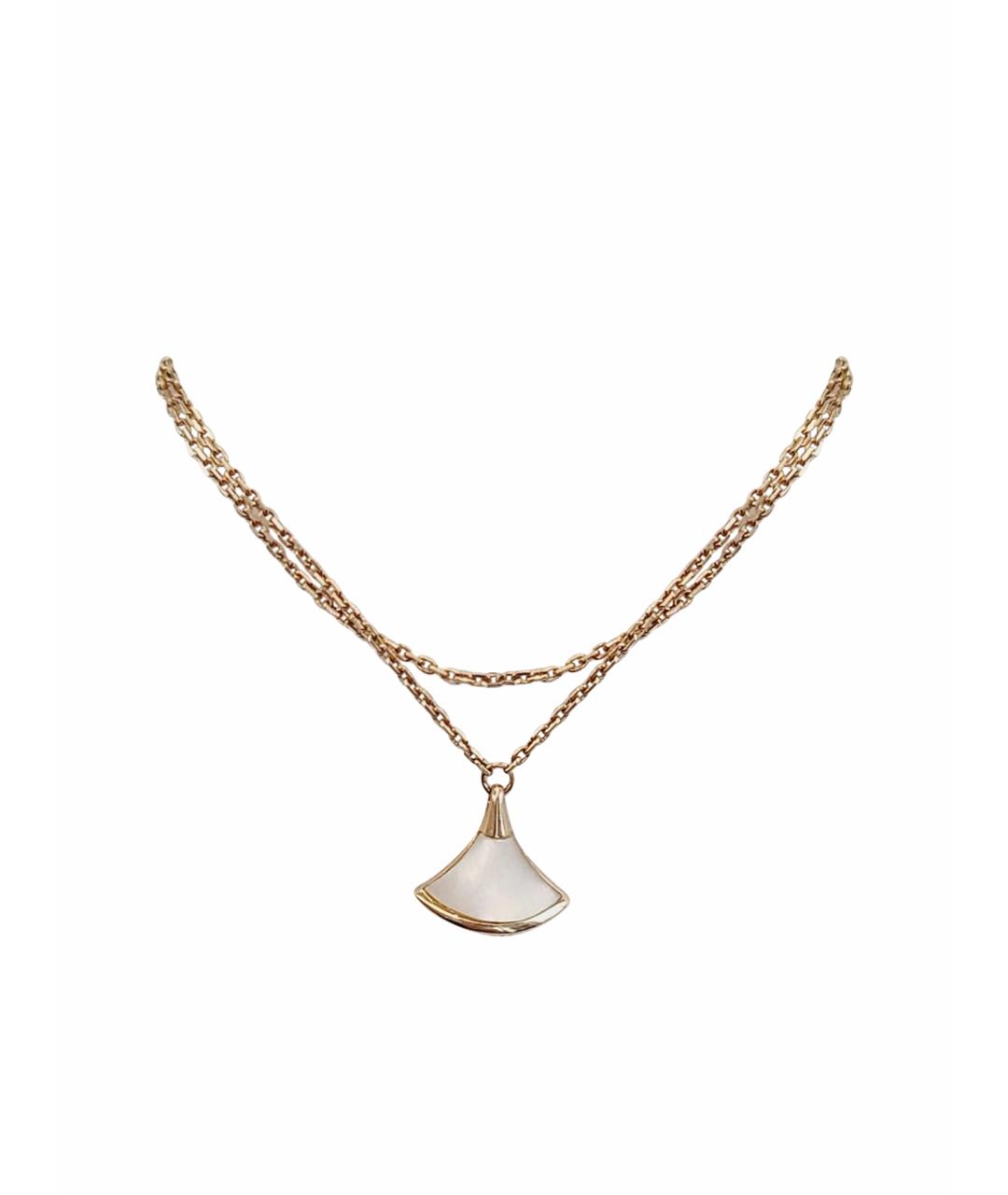 BVLGARI Белый браслет из розового золота, фото 1