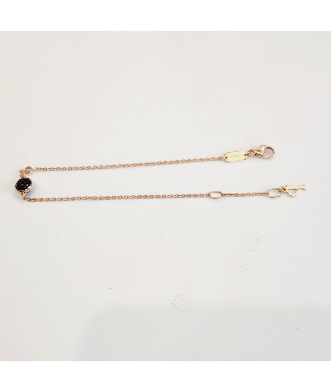 PIAGET Черный браслет из розового золота, фото 5