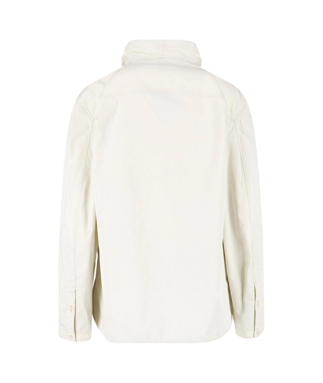 LEMAIRE Белая хлопковая блузы, фото 2