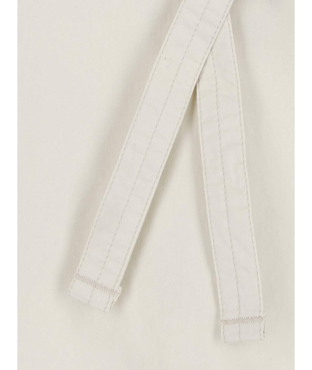 LEMAIRE Белая хлопковая блузы, фото 4
