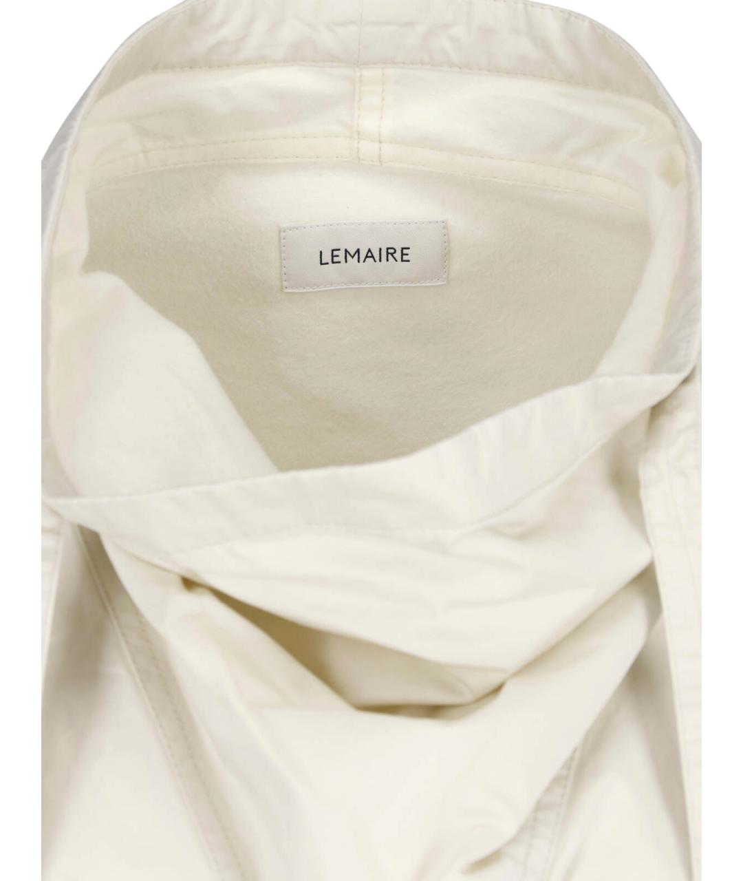 LEMAIRE Белая хлопковая блузы, фото 3