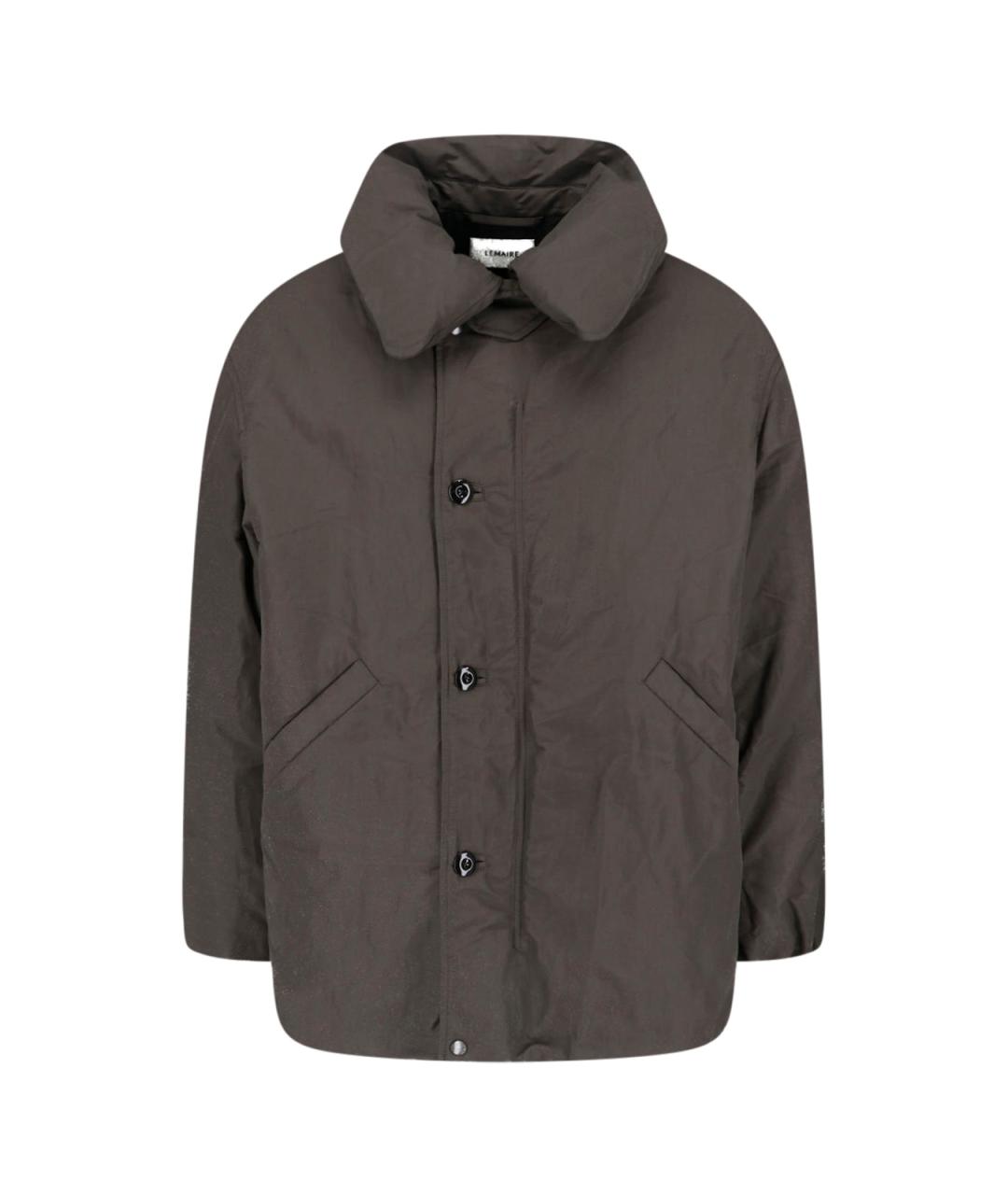 LEMAIRE Коричневая полиамидовая куртка, фото 1