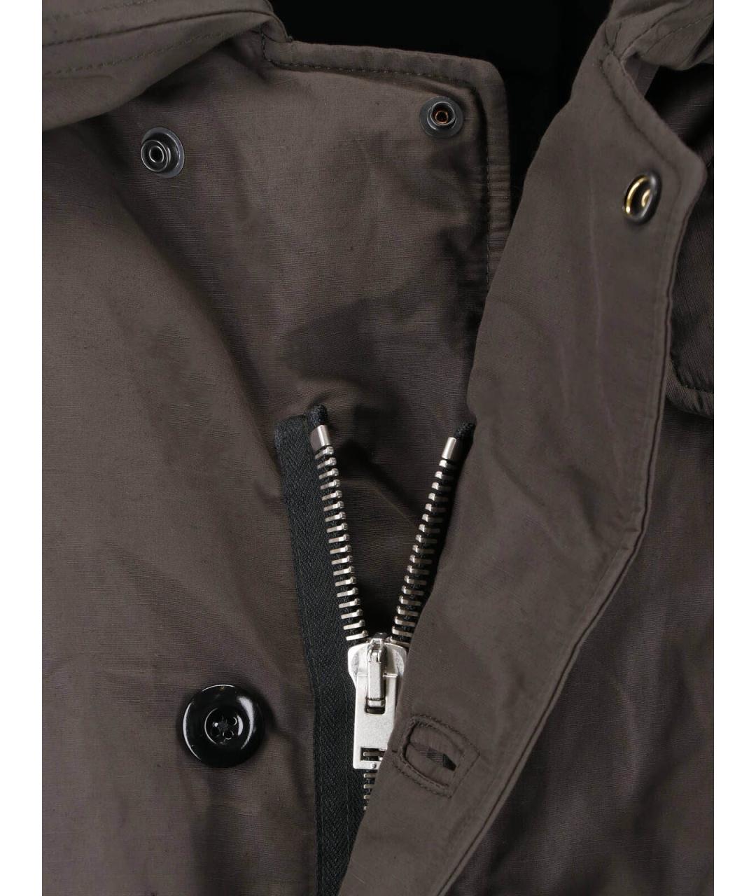 LEMAIRE Коричневая полиамидовая куртка, фото 4