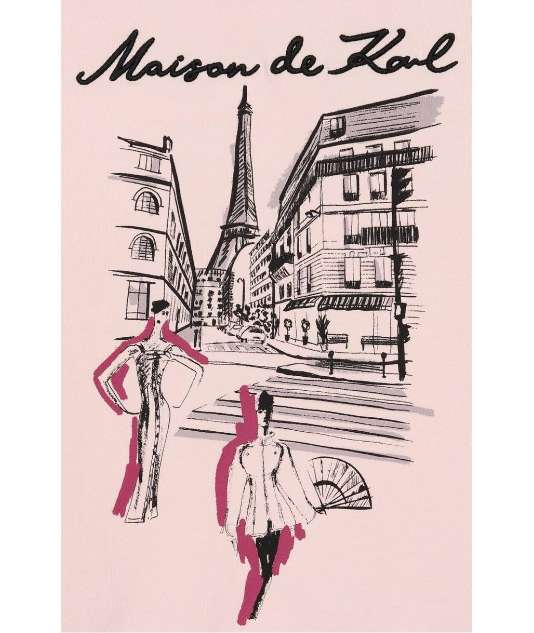 KARL LAGERFELD Розовая рубашка/блузка, фото 3