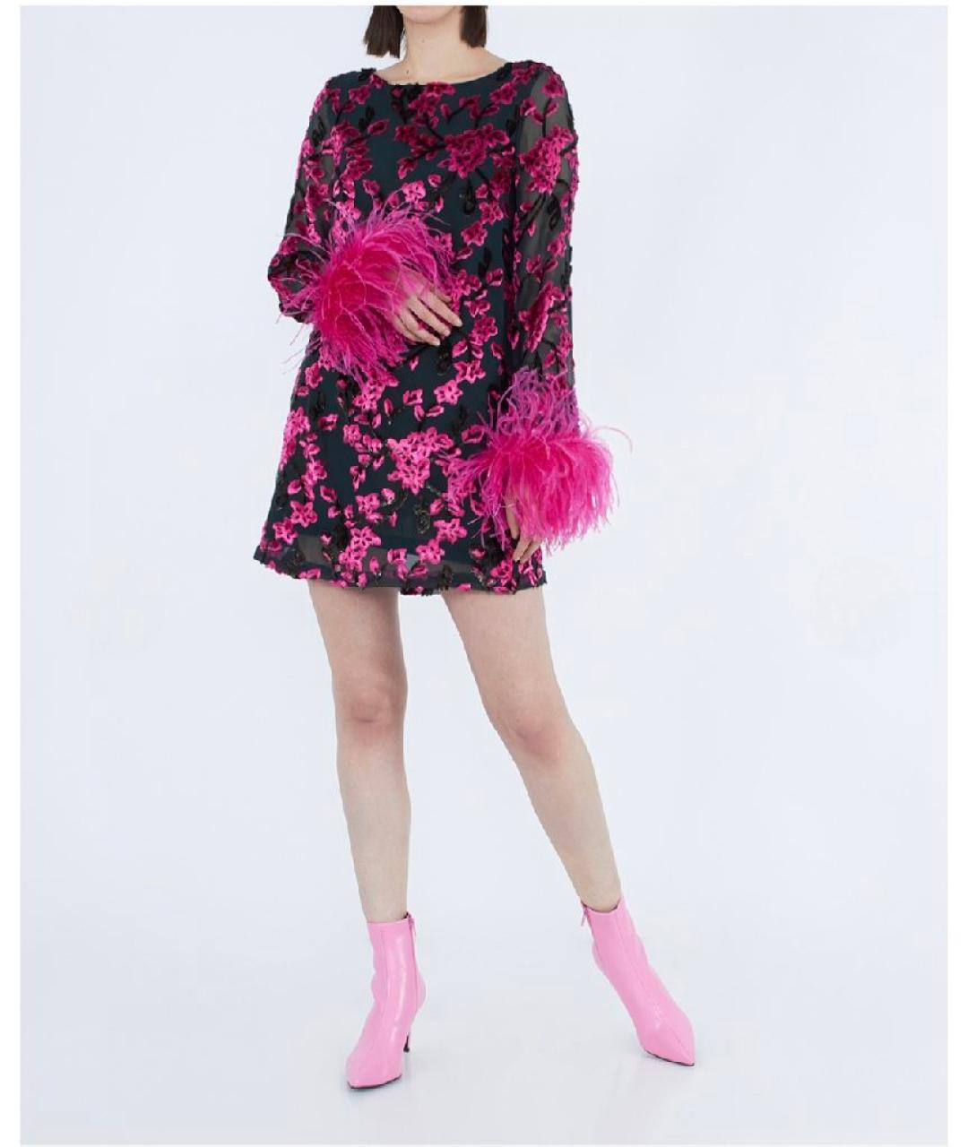 P.A.R.O.S.H. Мульти вискозное коктейльное платье, фото 2