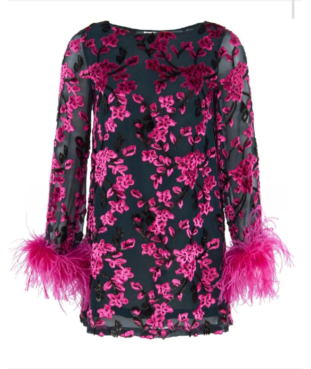 P.A.R.O.S.H. Мульти вискозное коктейльное платье, фото 7