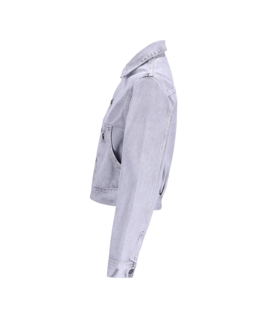 CARHARTT WIP Синяя хлопковая куртка, фото 3