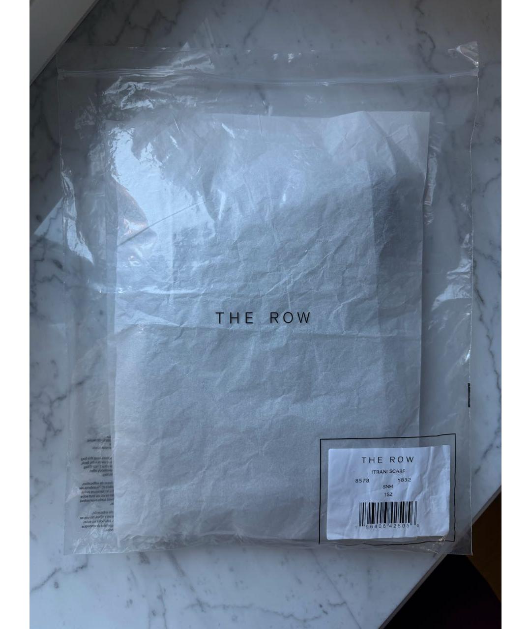 THE ROW Серый кашемировый платок, фото 5