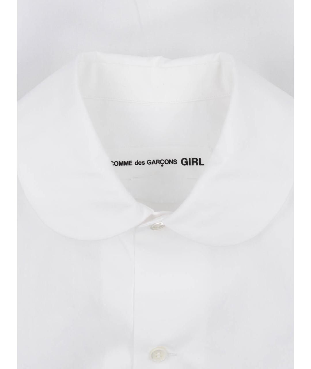 COMME DES GARÇONS Белая хлопковая рубашка, фото 3