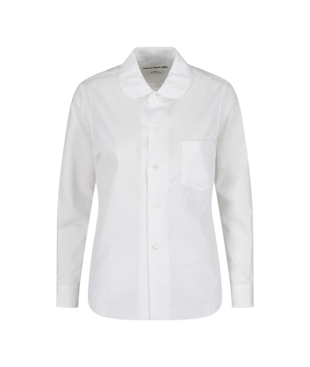 COMME DES GARÇONS Белая хлопковая рубашка, фото 1
