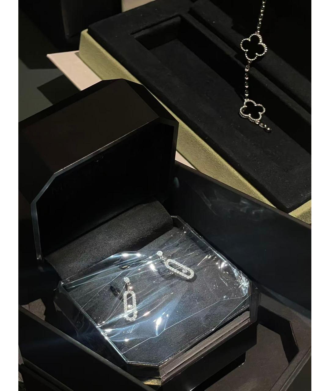 MESSIKA Серебряные серьги из белого золота, фото 4