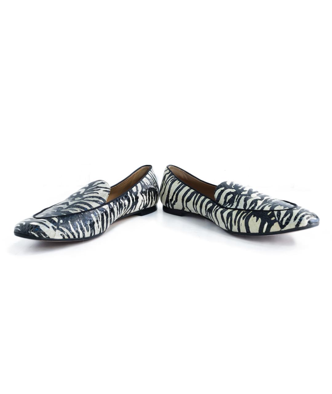 AQUAZZURA Черные кожаные балетки, фото 4