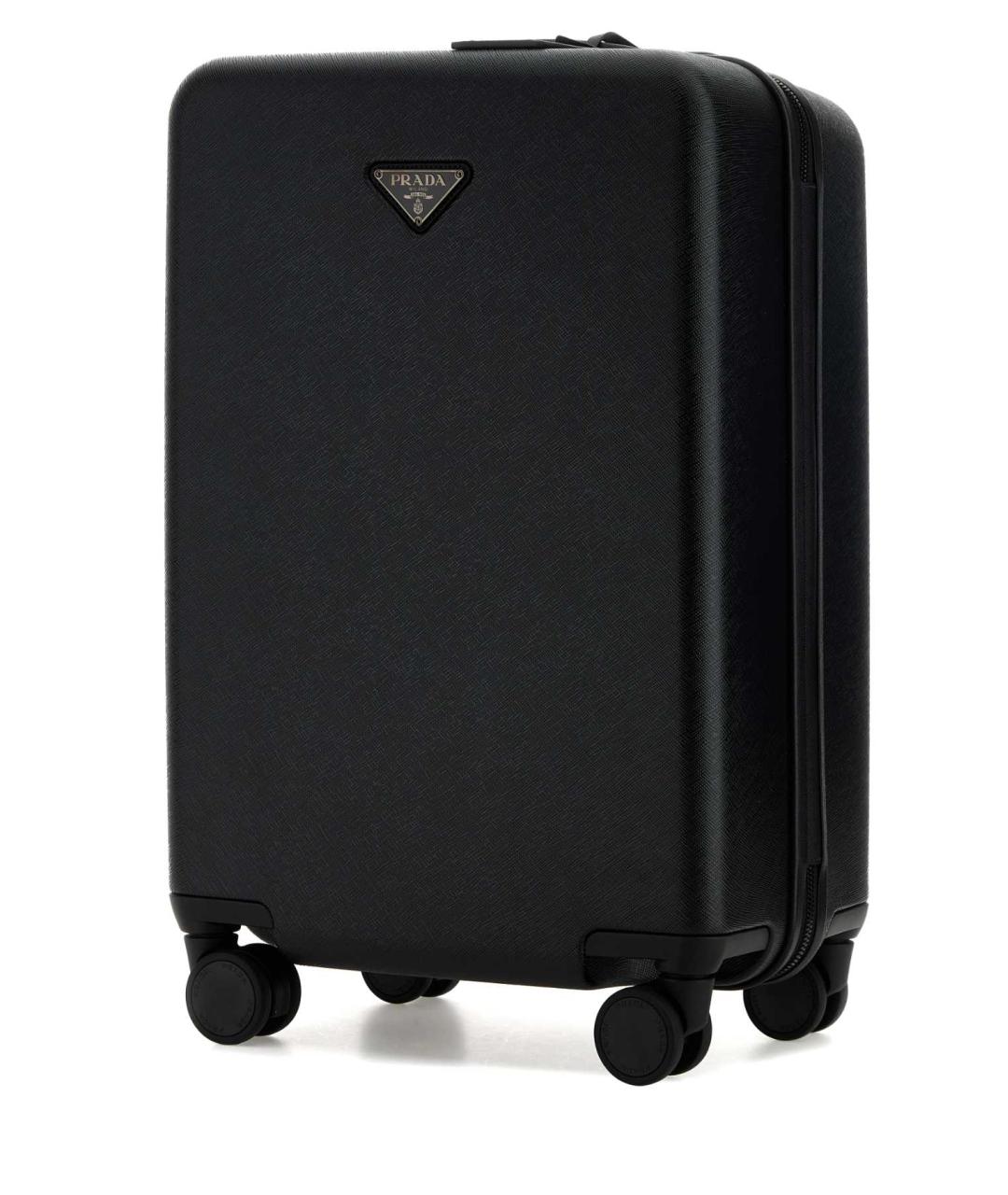 PRADA Черный синтетический чемодан, фото 2