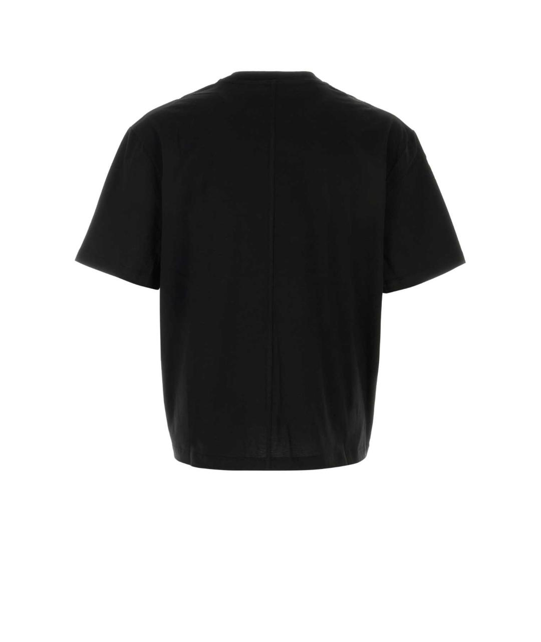 THE ROW Черная хлопковая футболка, фото 2