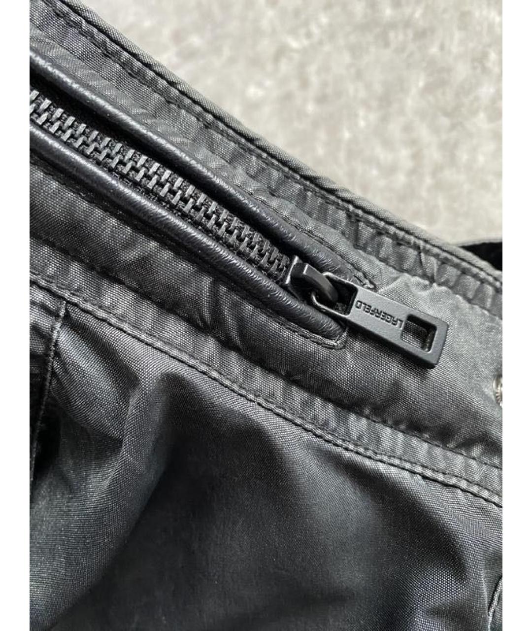 KARL LAGERFELD Черная полиамидовая куртка, фото 6