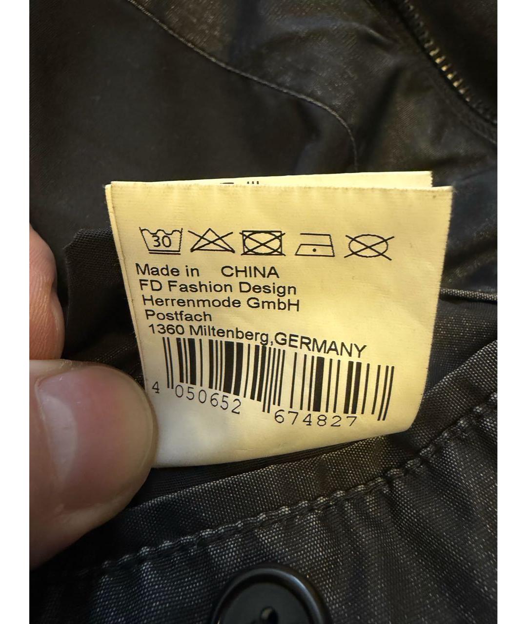 KARL LAGERFELD Черная полиамидовая куртка, фото 8