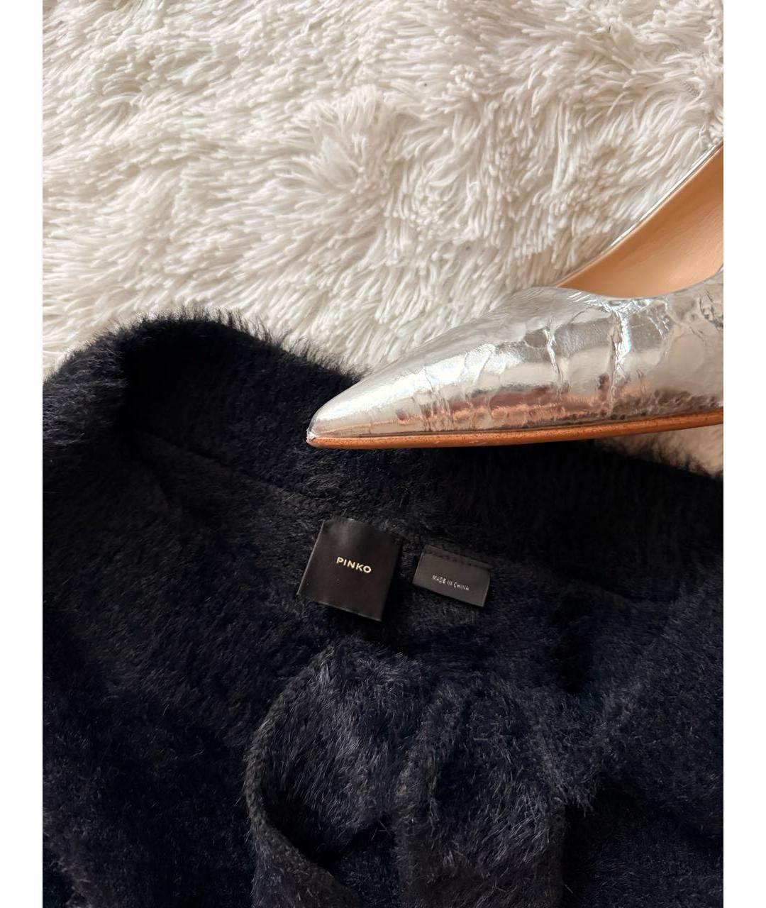 PINKO Черное повседневное платье, фото 3