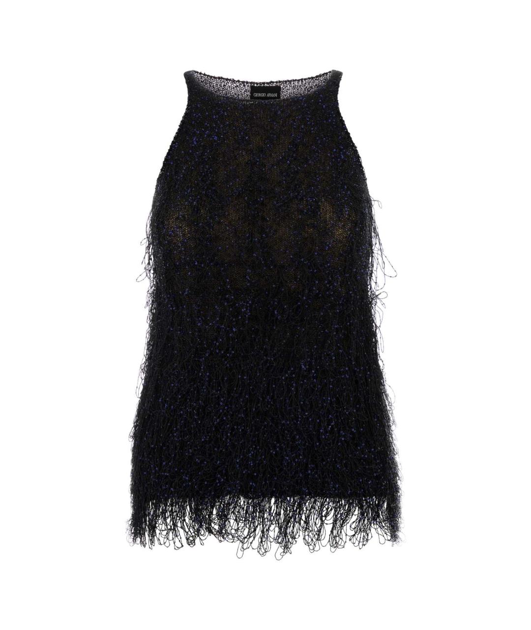 GIORGIO ARMANI Синяя полиамидовая блузы, фото 2