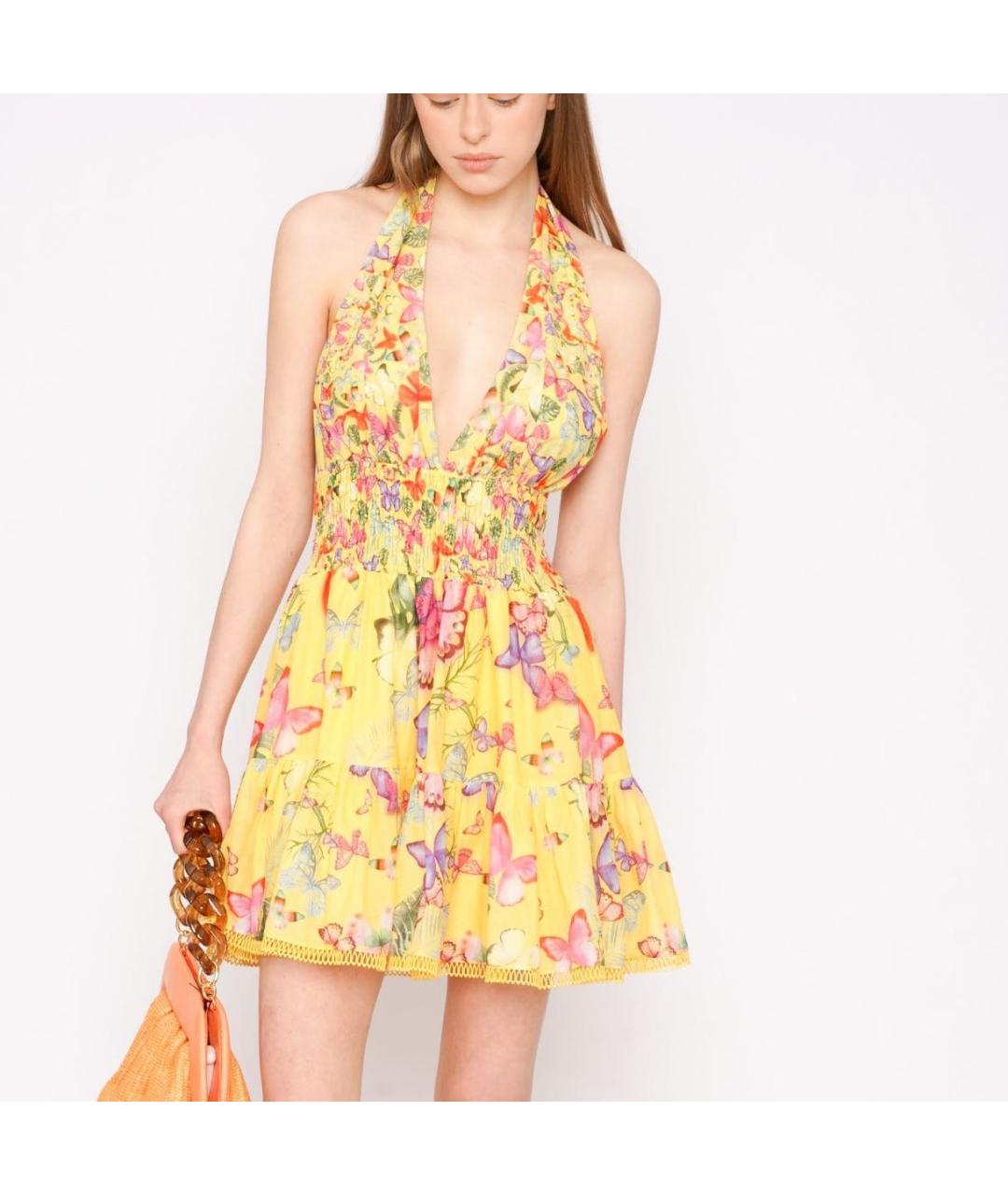 CHARO RUIZ Мульти хлопковый сарафан, фото 4