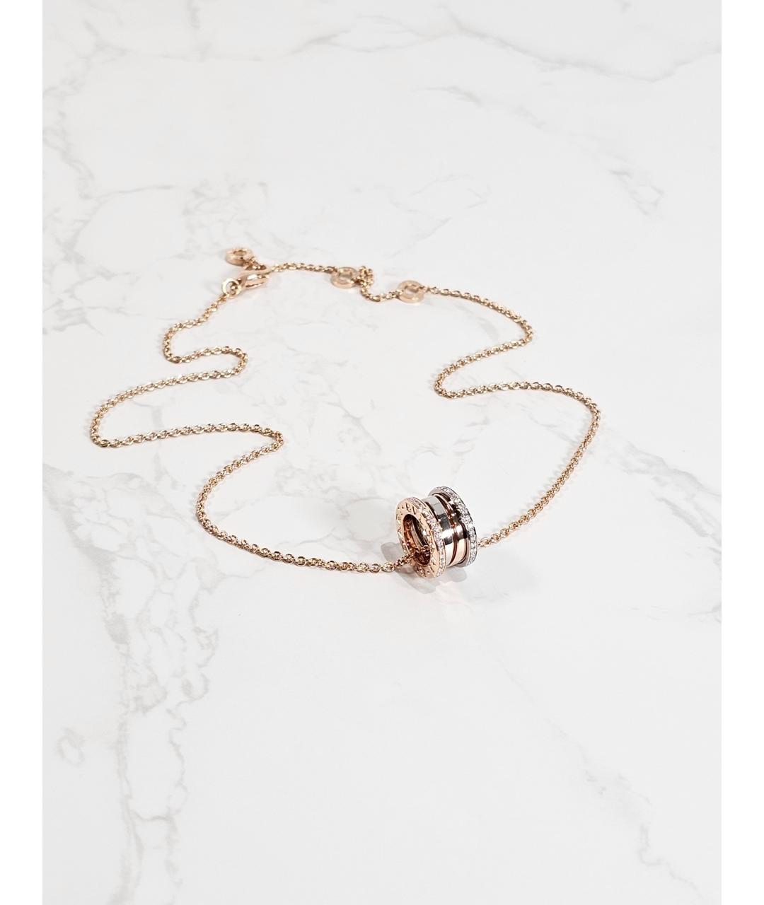 BVLGARI Золотая подвеска из розового золота, фото 3