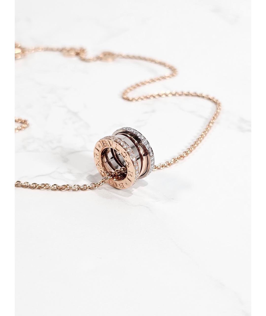 BVLGARI Золотая подвеска из розового золота, фото 2