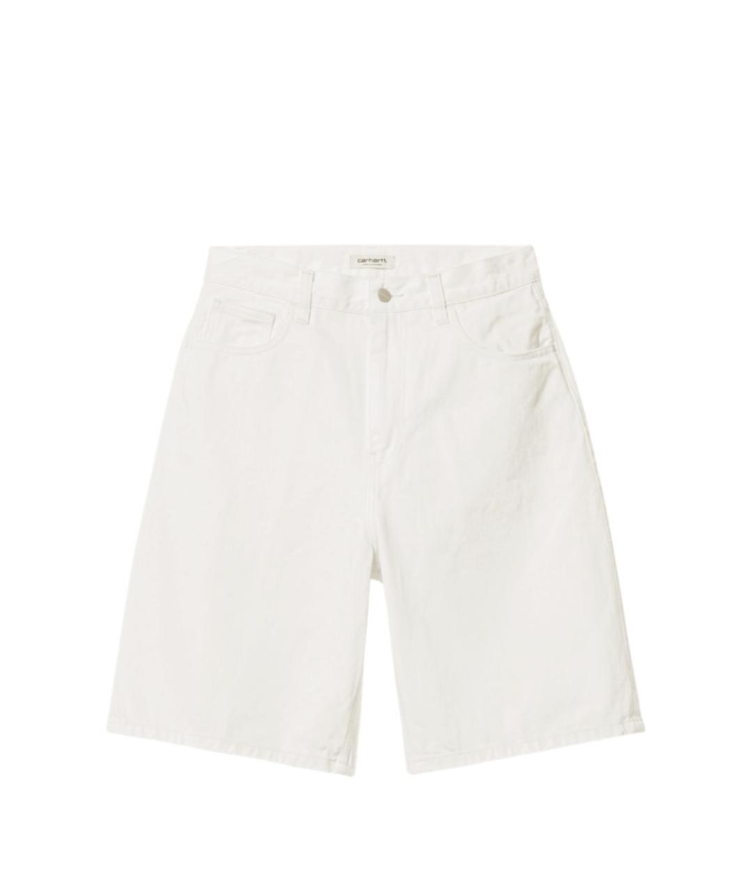 CARHARTT WIP Белые хлопковые прямые брюки, фото 1