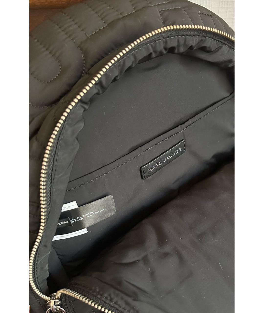 MARC JACOBS Черный синтетический рюкзак, фото 4
