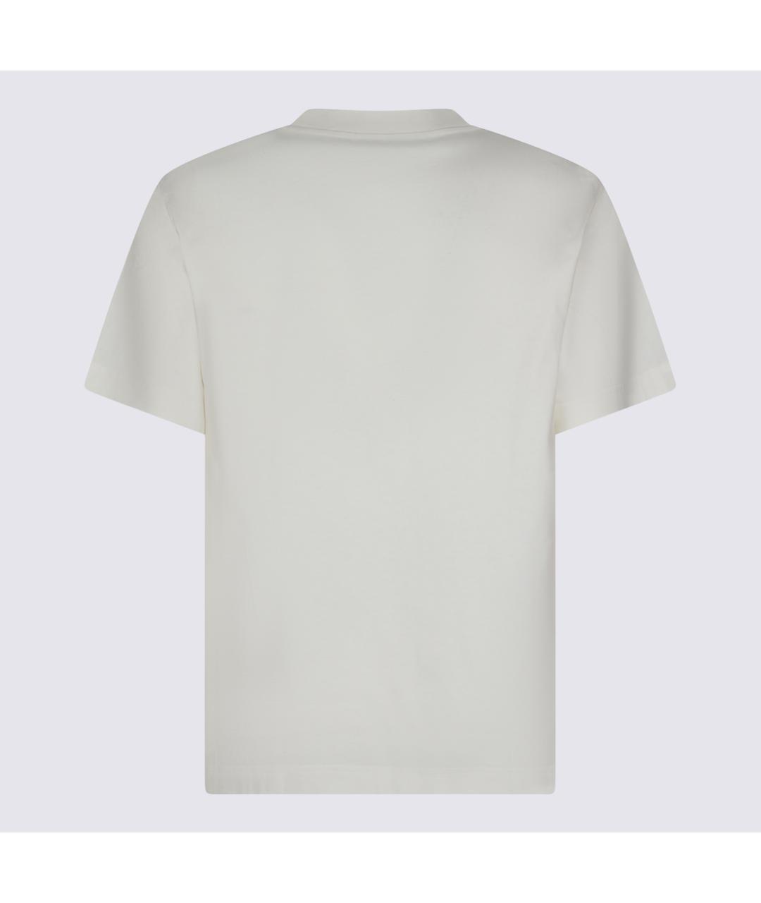 BURBERRY Белая хлопковая футболка, фото 2