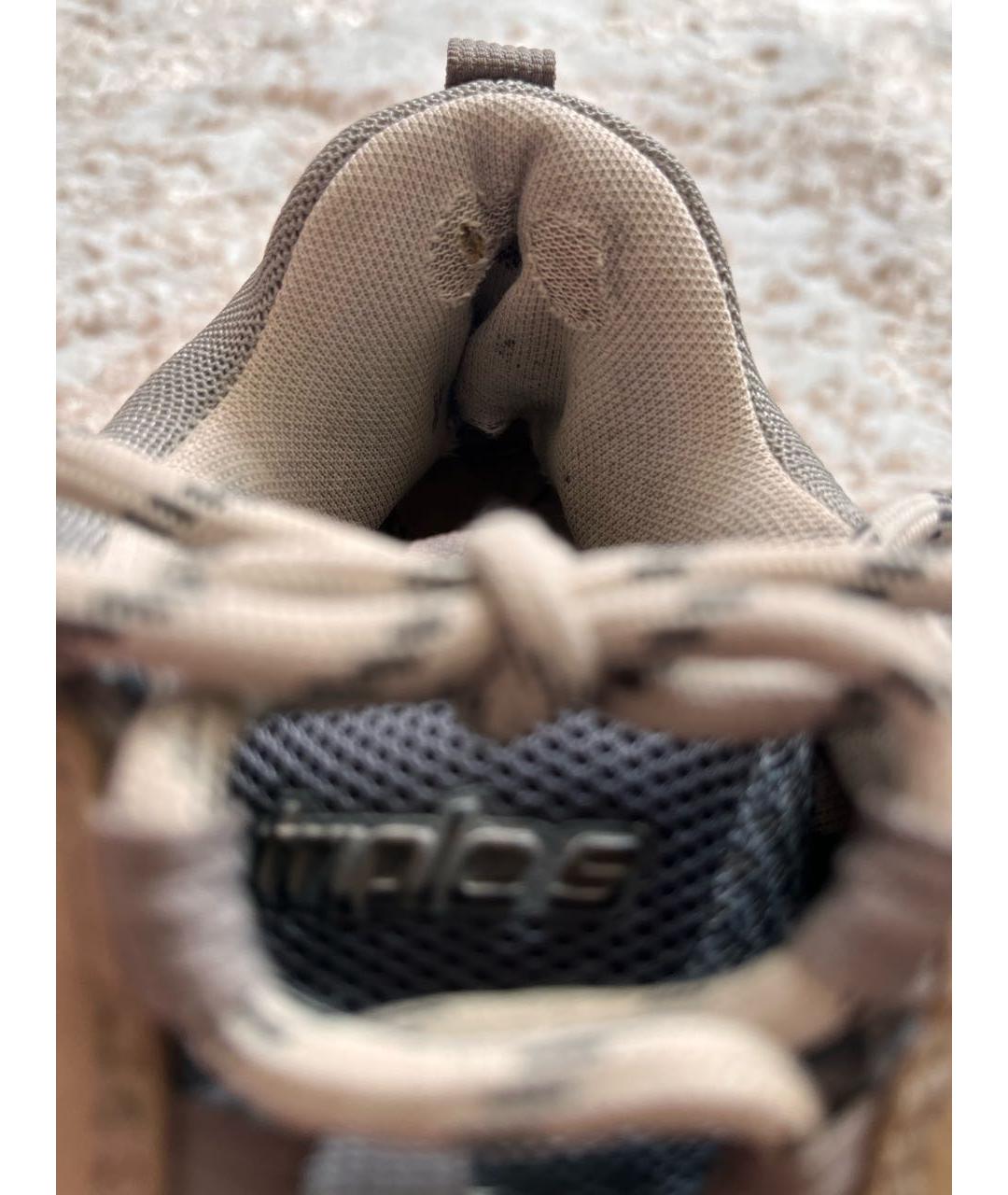 BALENCIAGA Серые кожаные кроссовки, фото 6