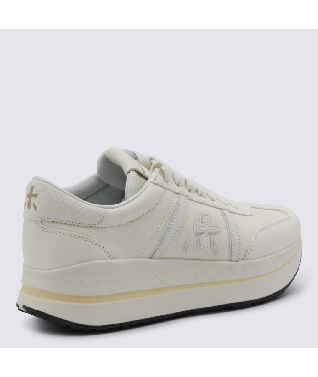 PREMIATA Белые кожаные кроссовки, фото 3