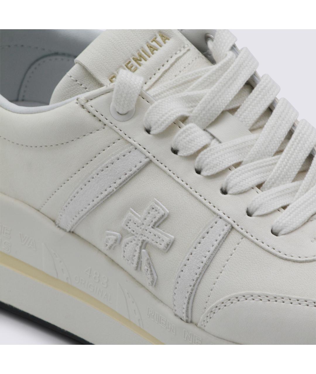 PREMIATA Белые кожаные кроссовки, фото 4