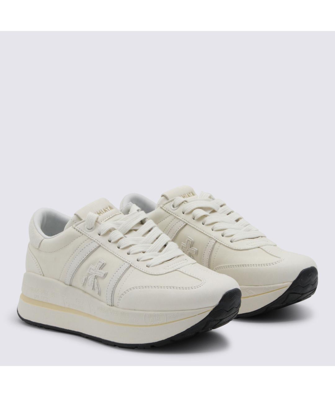 PREMIATA Белые кожаные кроссовки, фото 2