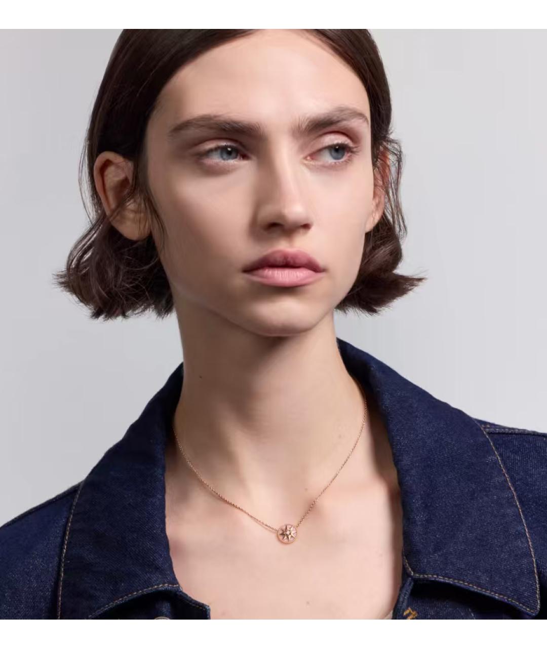 CHRISTIAN DIOR Золотое колье из розового золота, фото 4