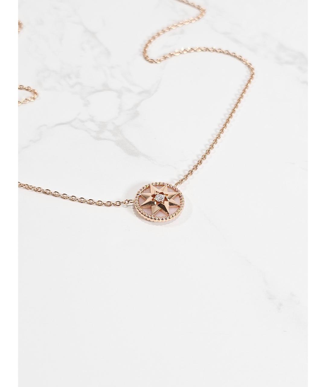 CHRISTIAN DIOR Золотое колье из розового золота, фото 3