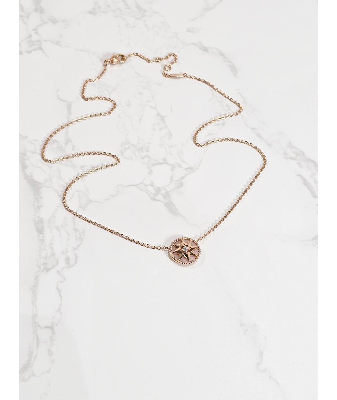 CHRISTIAN DIOR Золотое колье из розового золота, фото 5