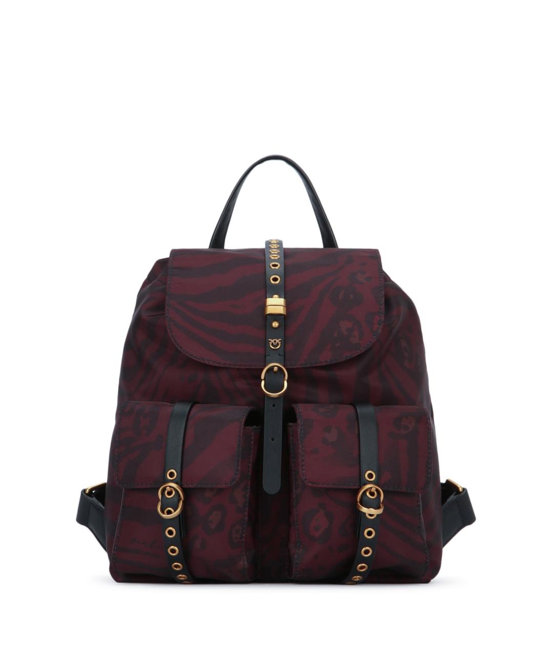 PINKO Фиолетовый синтетический рюкзак, фото 1