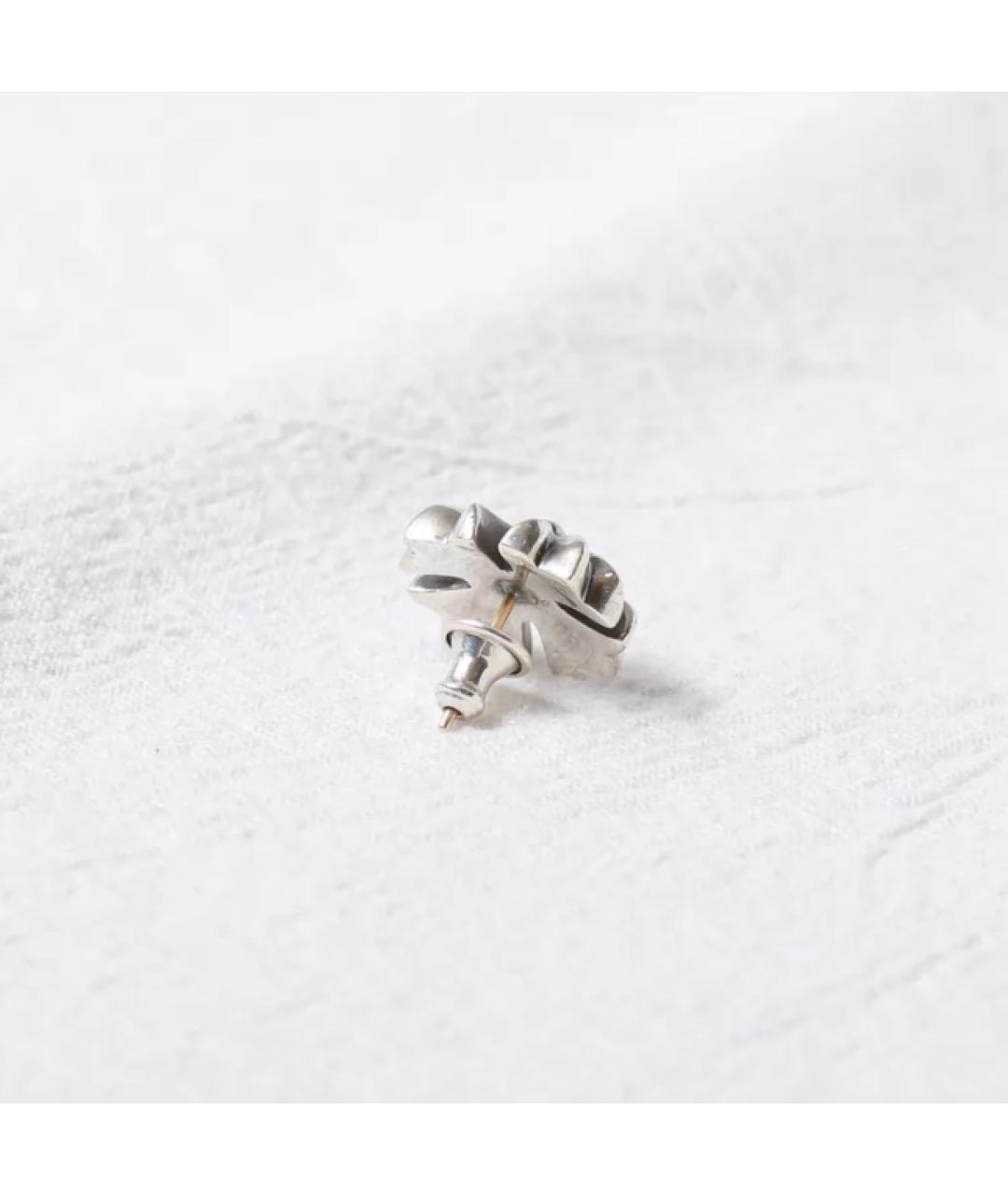 CHROME HEARTS Серебряные серебряные серьги, фото 3