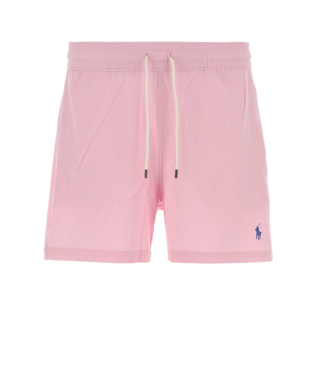 POLO RALPH LAUREN Розовые полиэстеровые шорты, фото 1