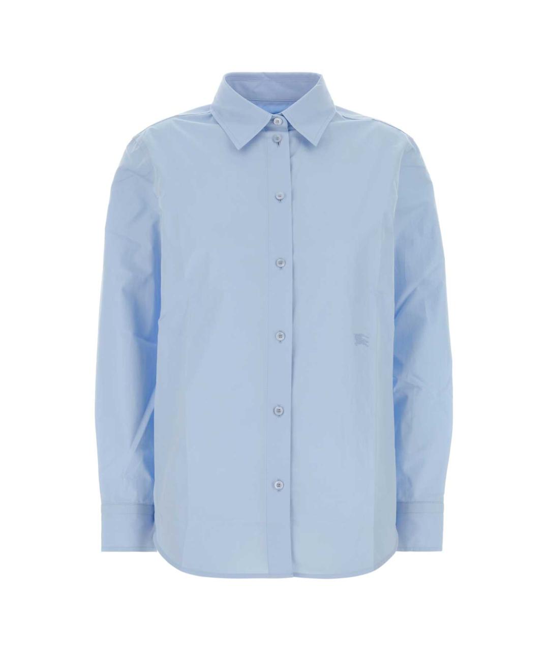 BURBERRY Голубая хлопковая рубашка, фото 1