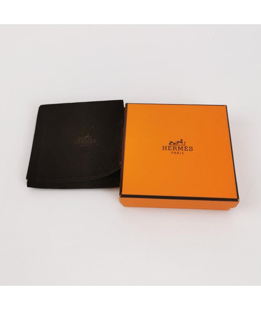 HERMES Коричневый кожаный браслет, фото 5