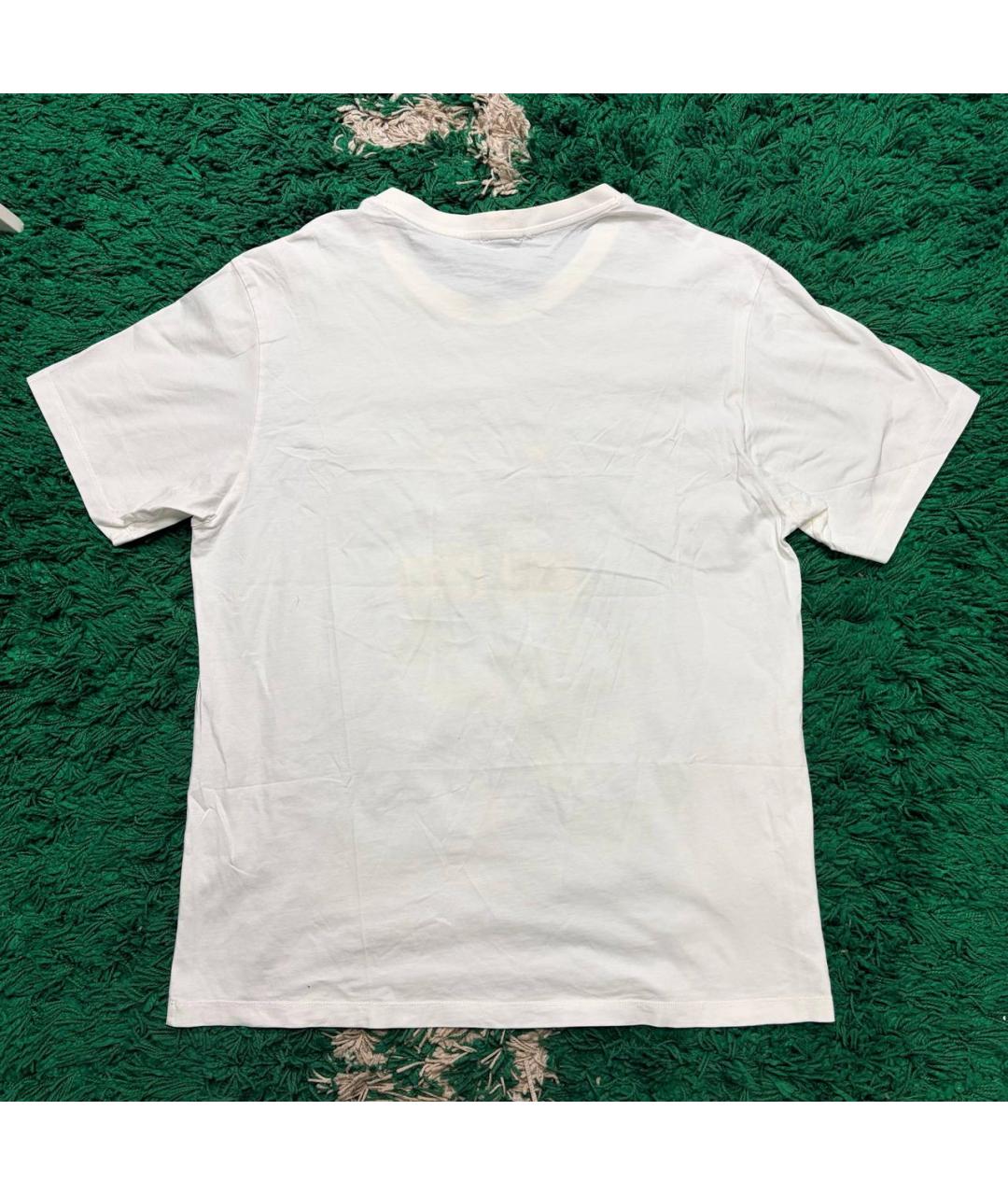 KENZO Белая хлопковая футболка, фото 2