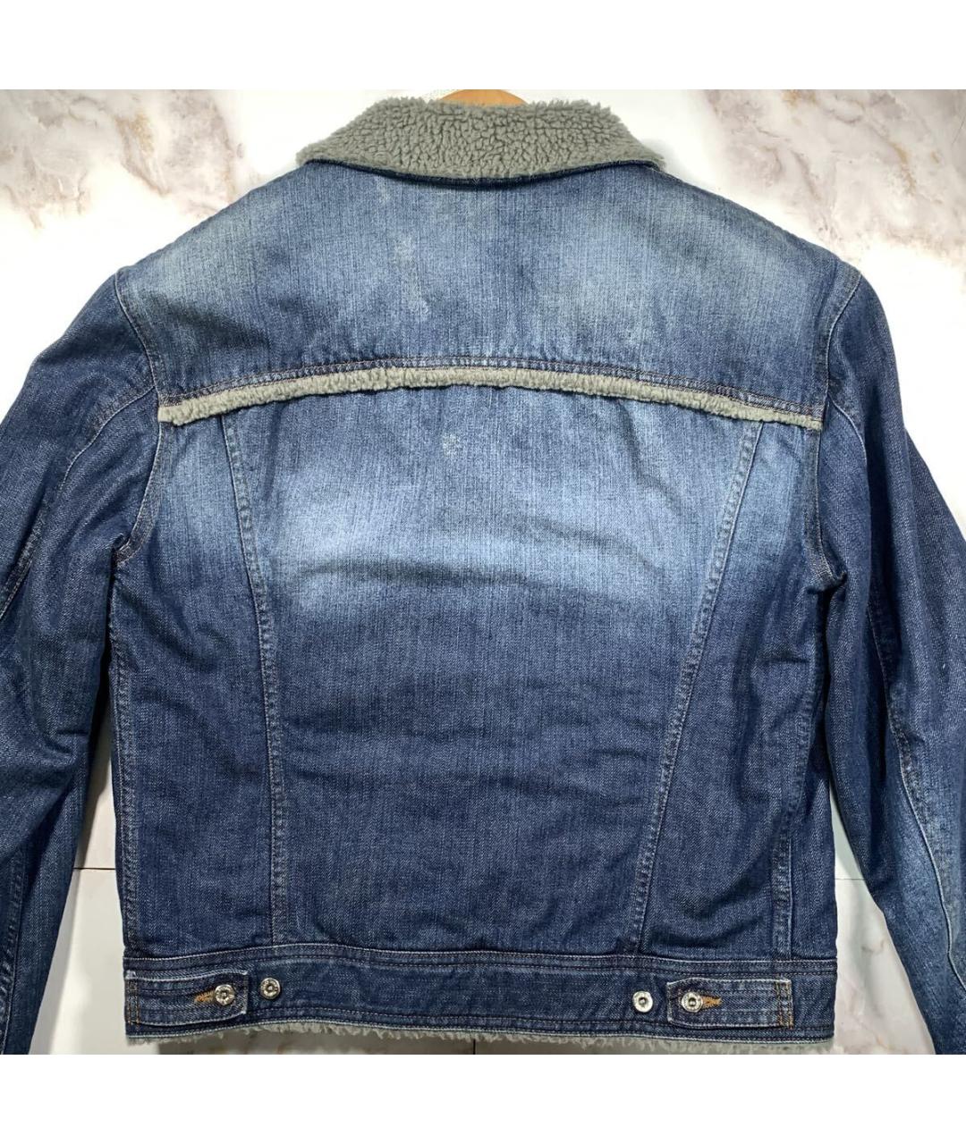 DOLCE&GABBANA Синяя деним куртка, фото 7