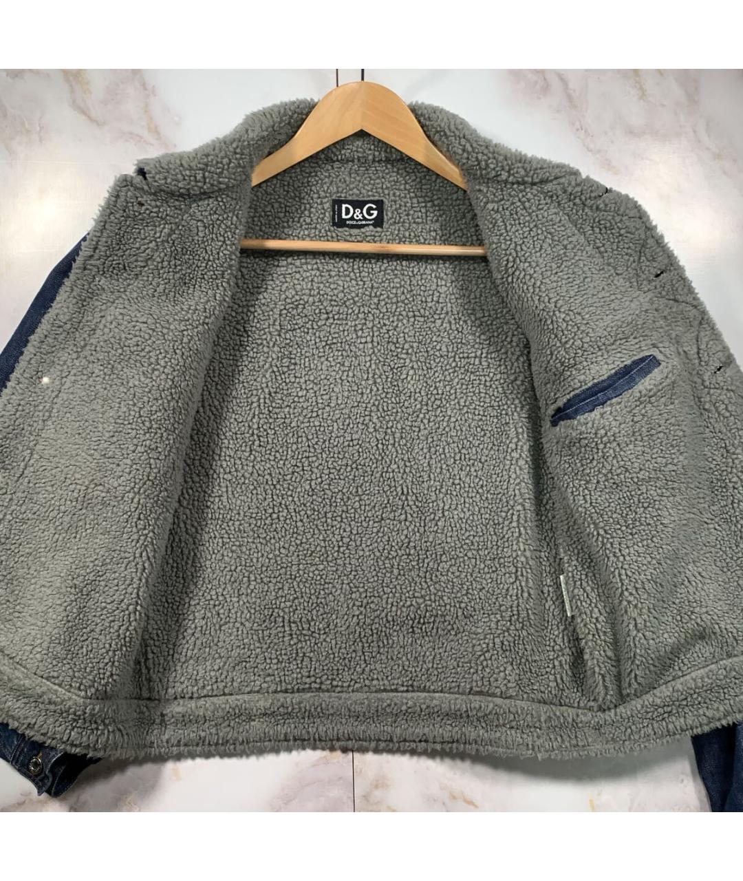 DOLCE&GABBANA Синяя деним куртка, фото 8