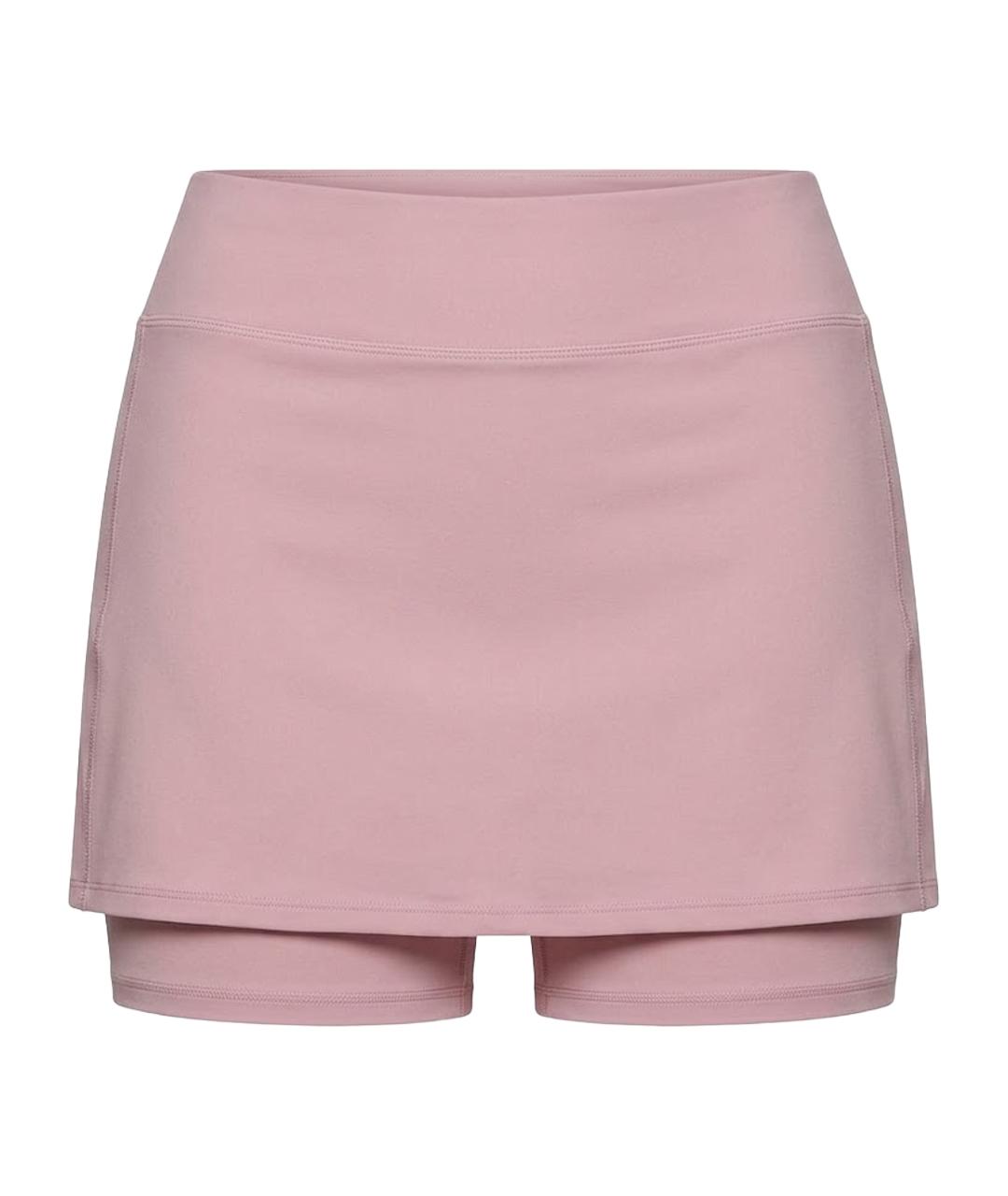 SKIMS Розовые хлопко-эластановые спортивные брюки и шорты, фото 1