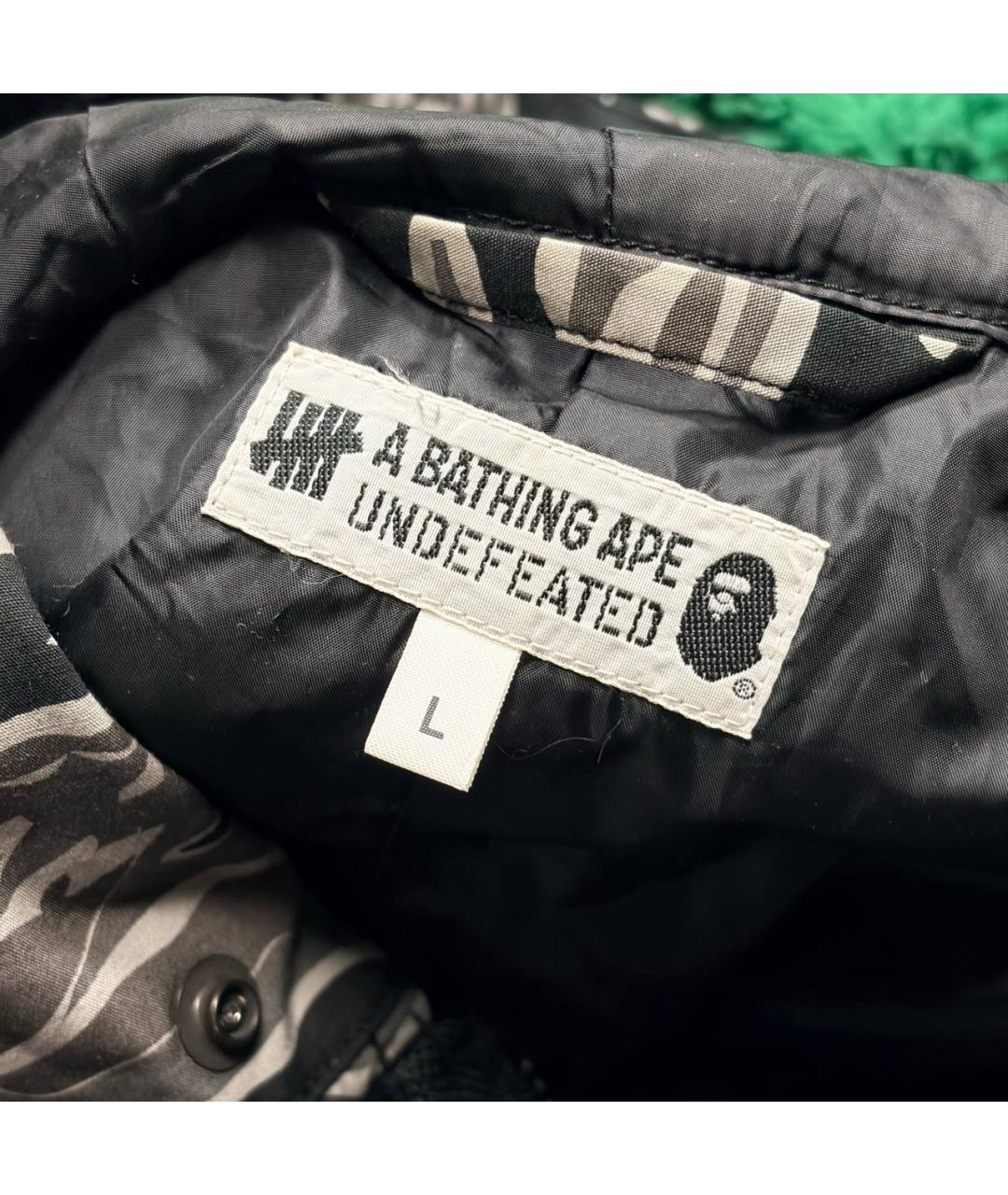 BAPE Антрацитовый полиэстеровый тренч / плащ, фото 4